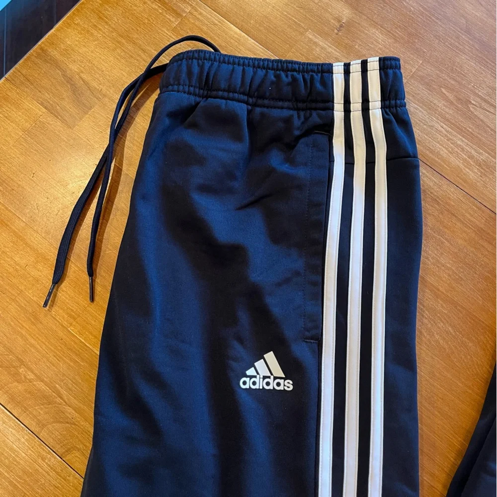 ADIDAS Essentials Navy Blue 3-Stripes Track Suit - Picture 8 of 11